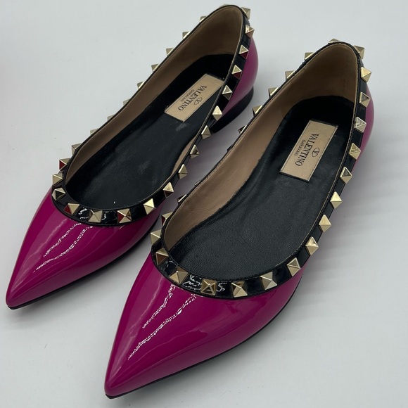 Authentic Valentino Garavani rockstud flats - Picture 3 of 12